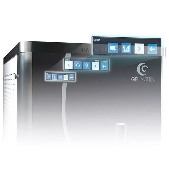 Machine &agrave; glace italienne avec syst&egrave;me INCODIS de Gel Matic